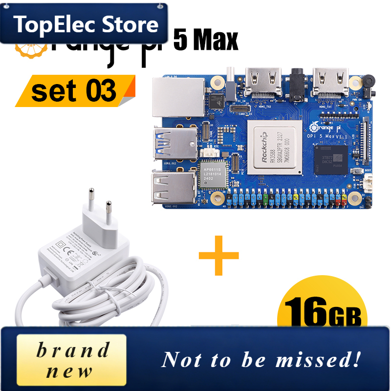 Placa de Desarrollo TopElec Or - Orange Pi 5 Max Rk3588 reseña y precio